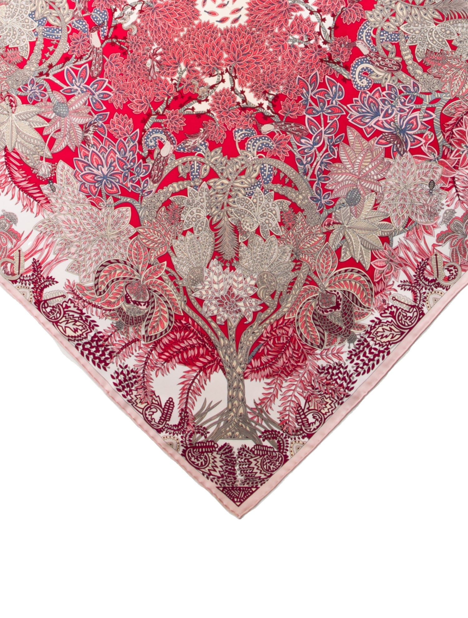 Hermès Maitres de la Forêt Silk Scarf
