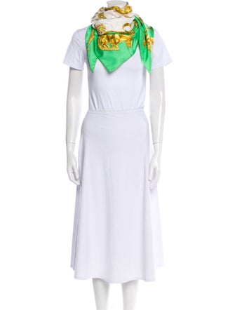 Hermès Les Cavaliers d'Or Silk Scarf