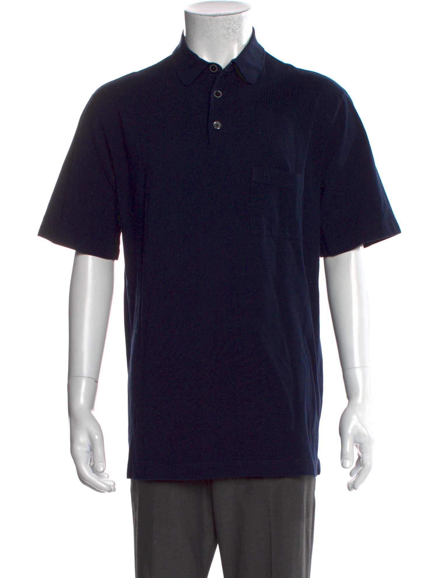 Hermès Collar Short Sleeve Polo Shirt