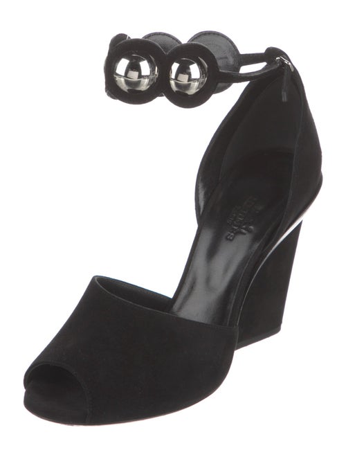 Hermès Suede Sandals