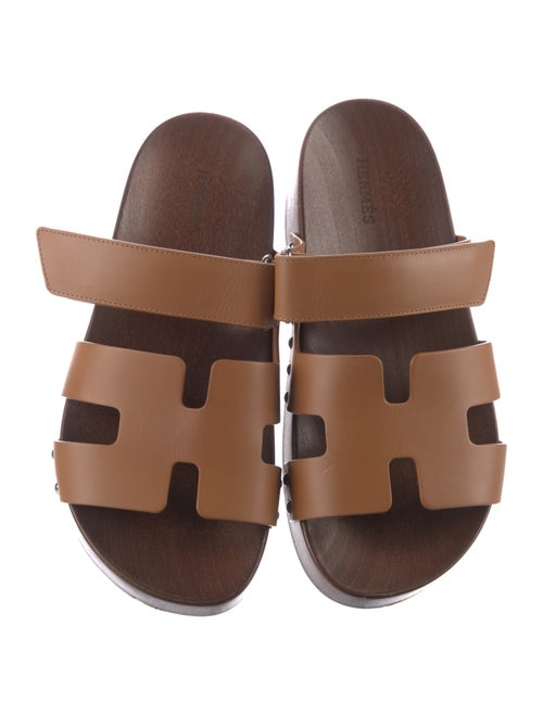 Hermès Kos Clog Leather Slides