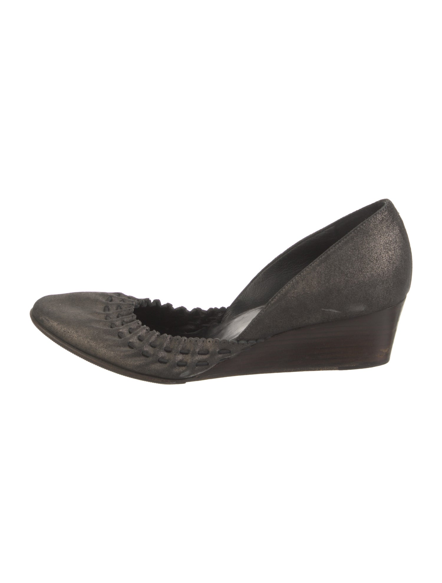 Hermès Vintage Leather D'Orsay Pumps