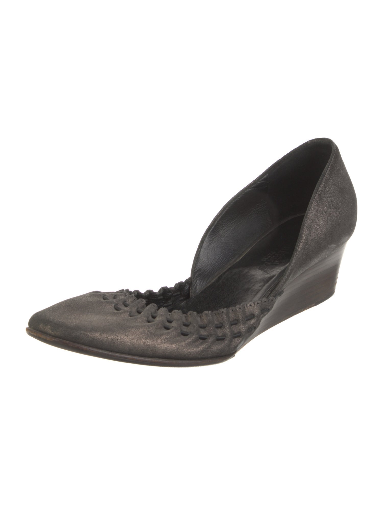 Hermès Vintage Leather D'Orsay Pumps