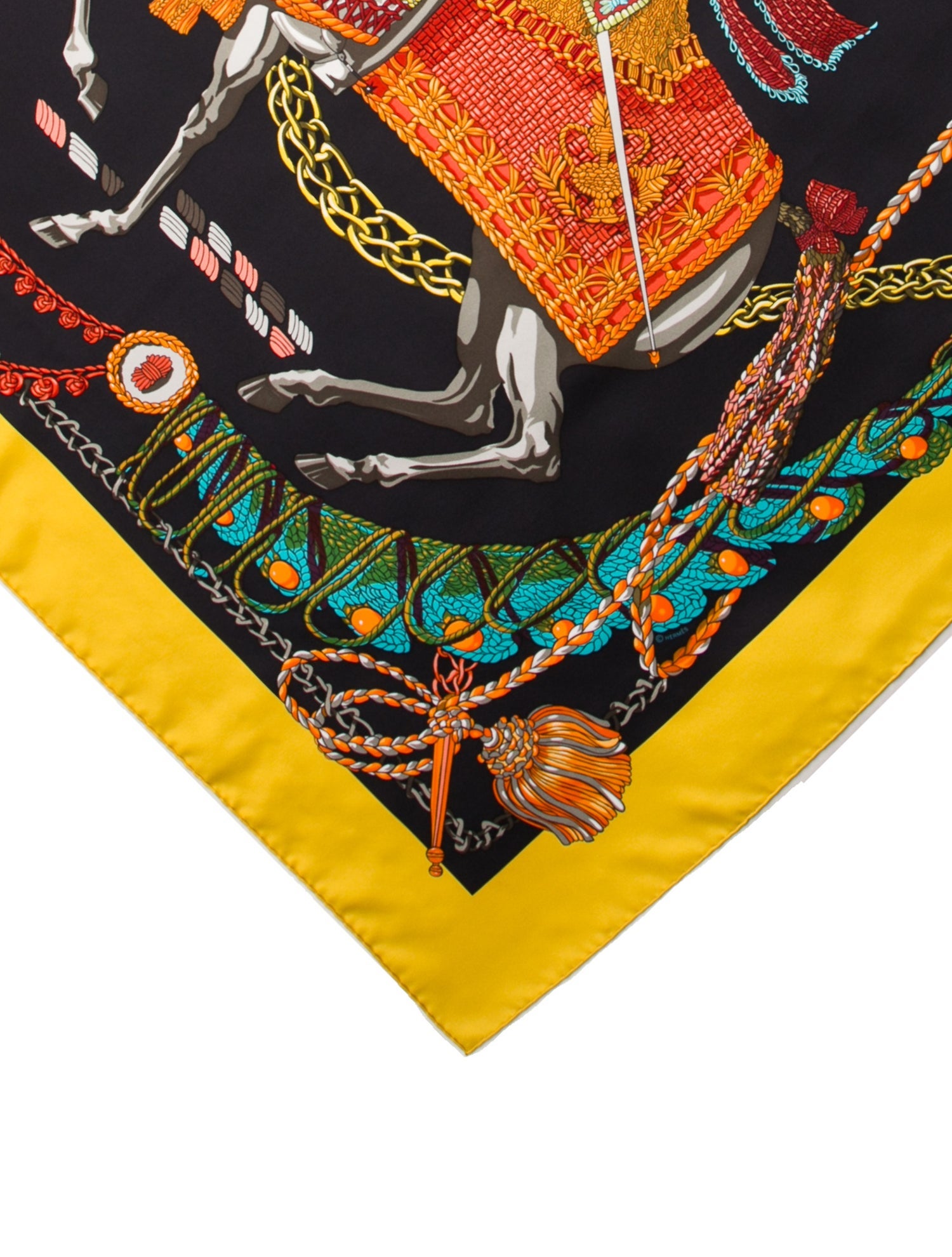 Hermès Le Timbalier Silk Scarf w/ Tags
