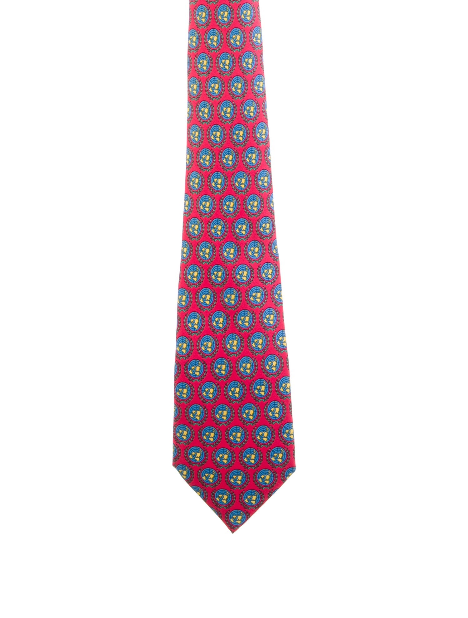 Hermès Silk Printed Tie