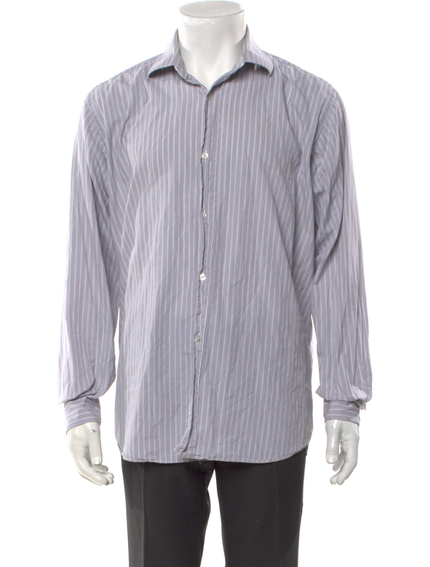 Hermès Striped Long Sleeve Shirt