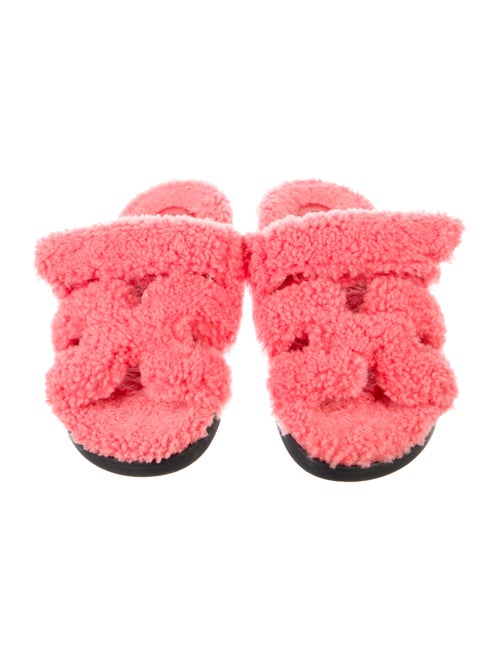 Hermès Chypre Shearling Slides