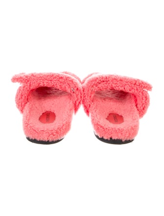 Hermès Chypre Shearling Slides