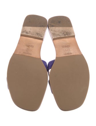 Hermès Oran Leather Slides