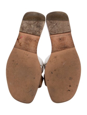 Hermès Oran Leather Slides