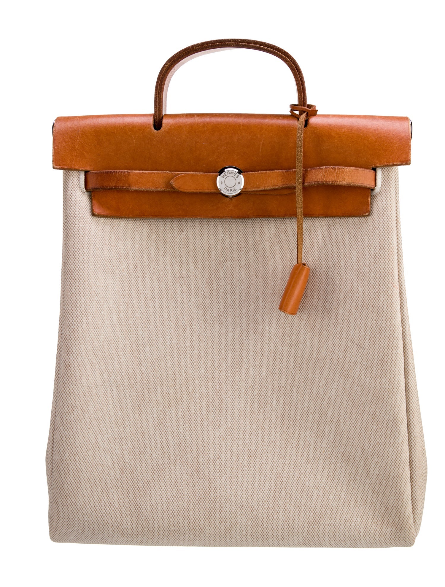 Hermès Toile H Herbag Backpack