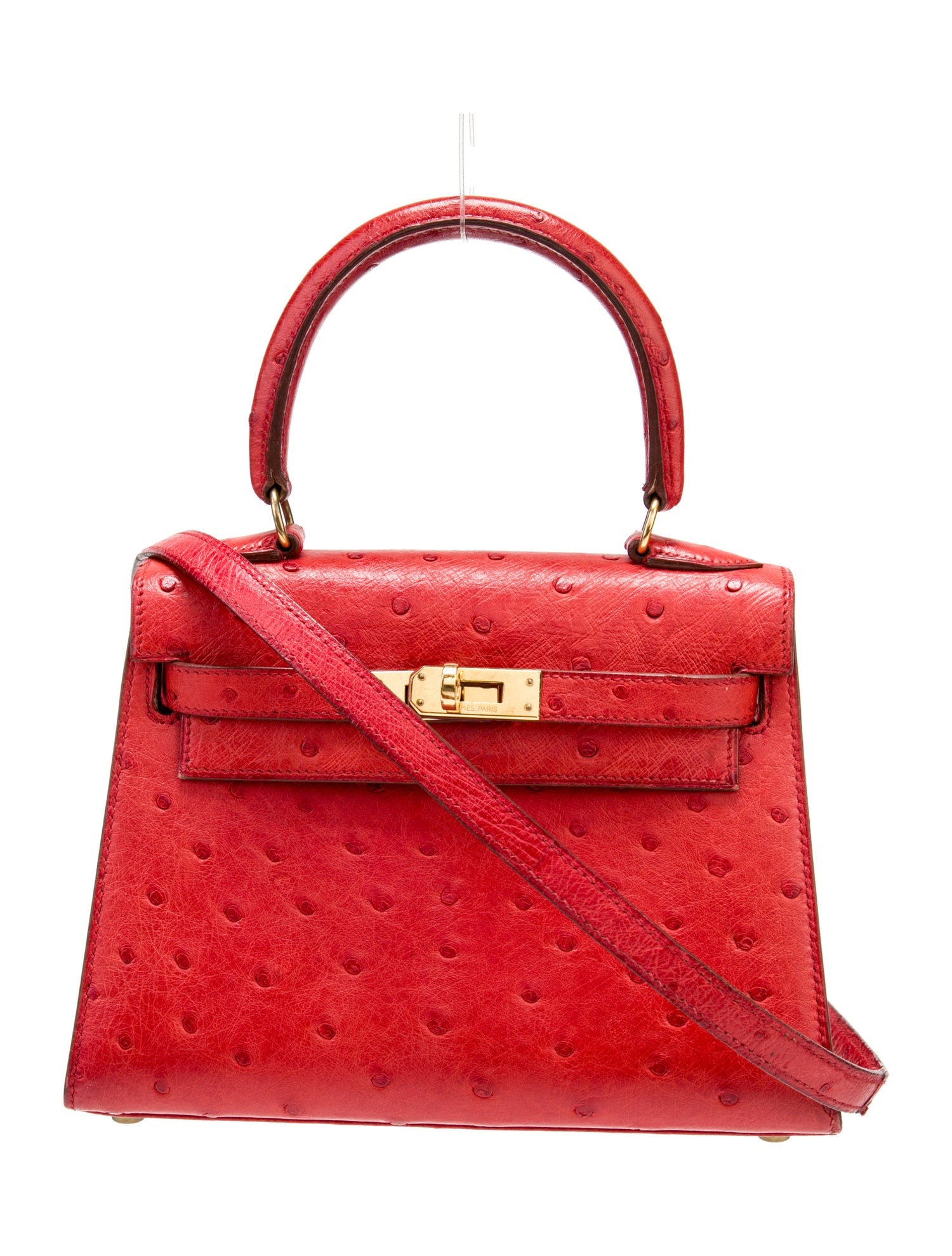 Hermès Ostrich Mini Kelly Sellier 20