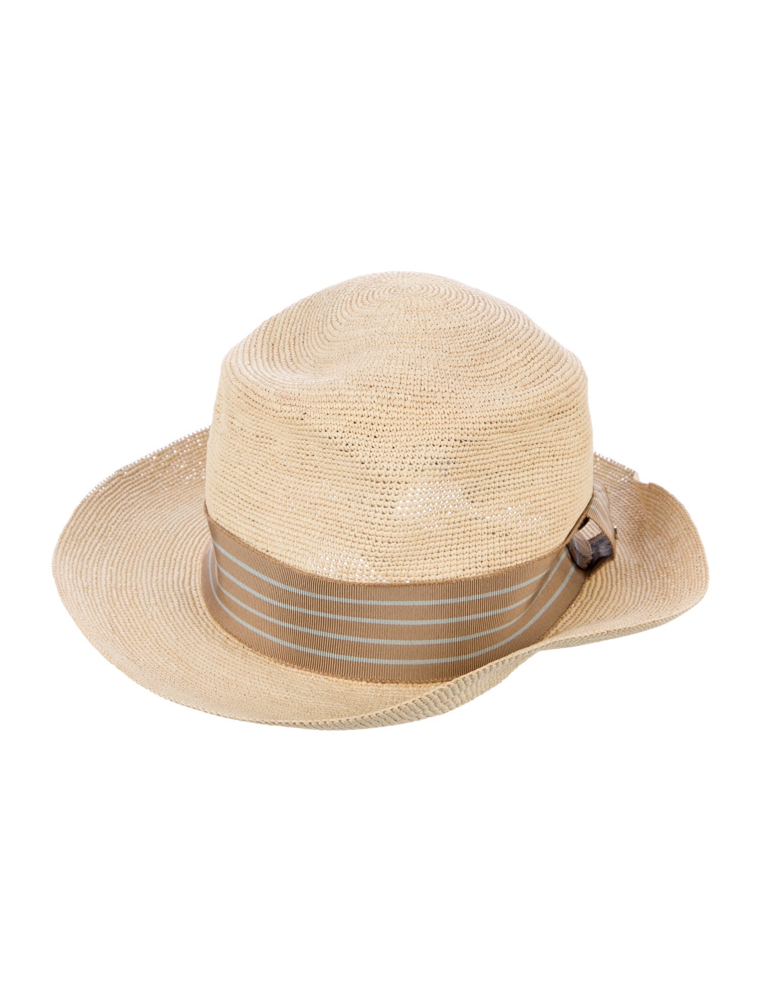 Hermès Straw Fedora Hat
