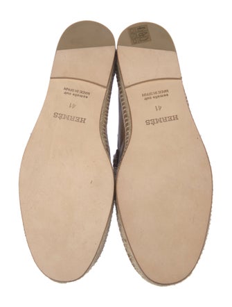 Hermès Trip Leather Espadrilles
