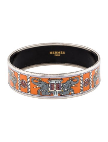 Hermès Bangle Wide Enamel Bracelet
