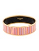 Hermès Wide Enamel Bangle Bracelet