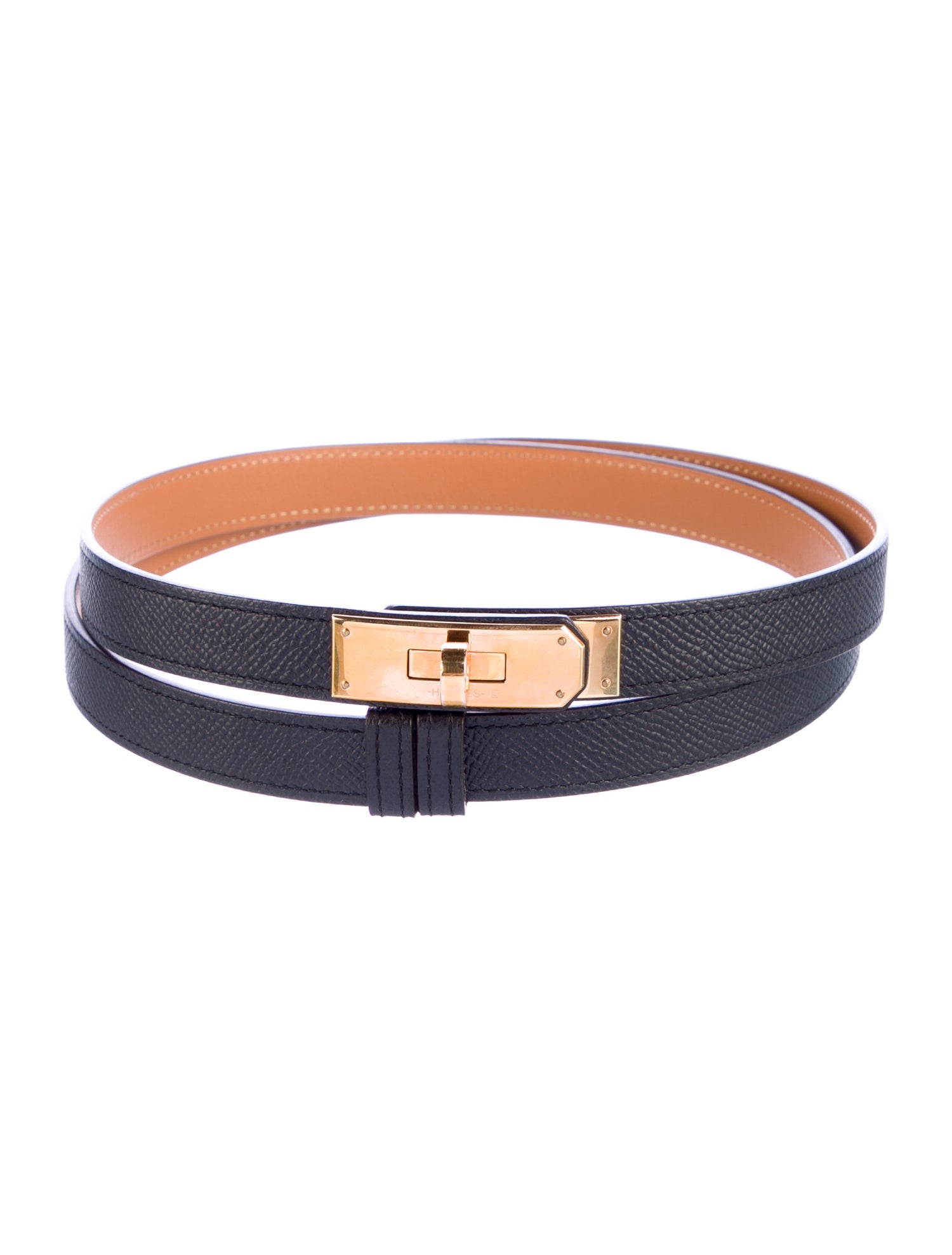 Hermès 18 mm Epsom Leather Kelly Belt