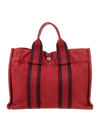 Hermès Toile Fourre-Tout PM