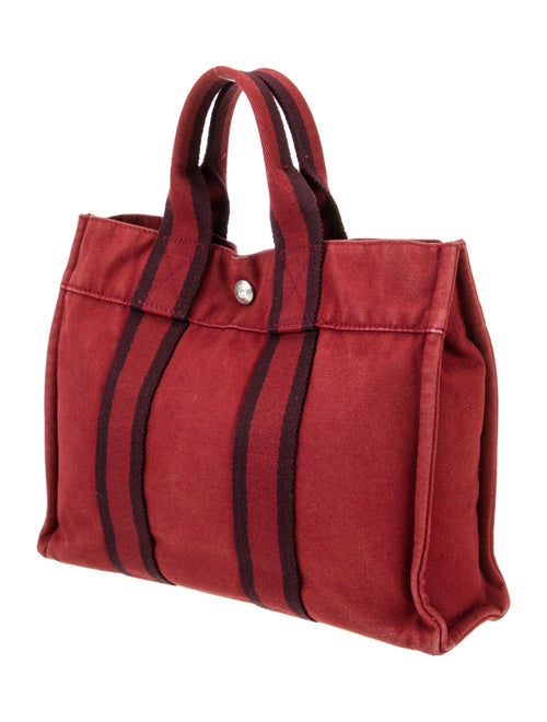 Hermès Toile Fourre-Tout PM