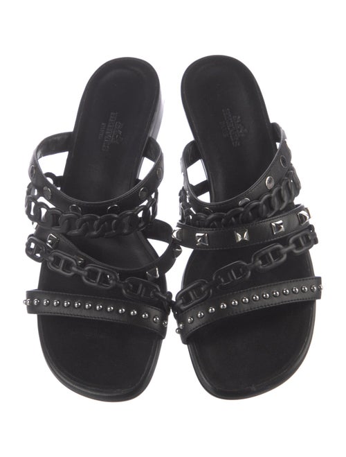 Hermès Amalfi Chaîne d'Ancre Insignia Slides