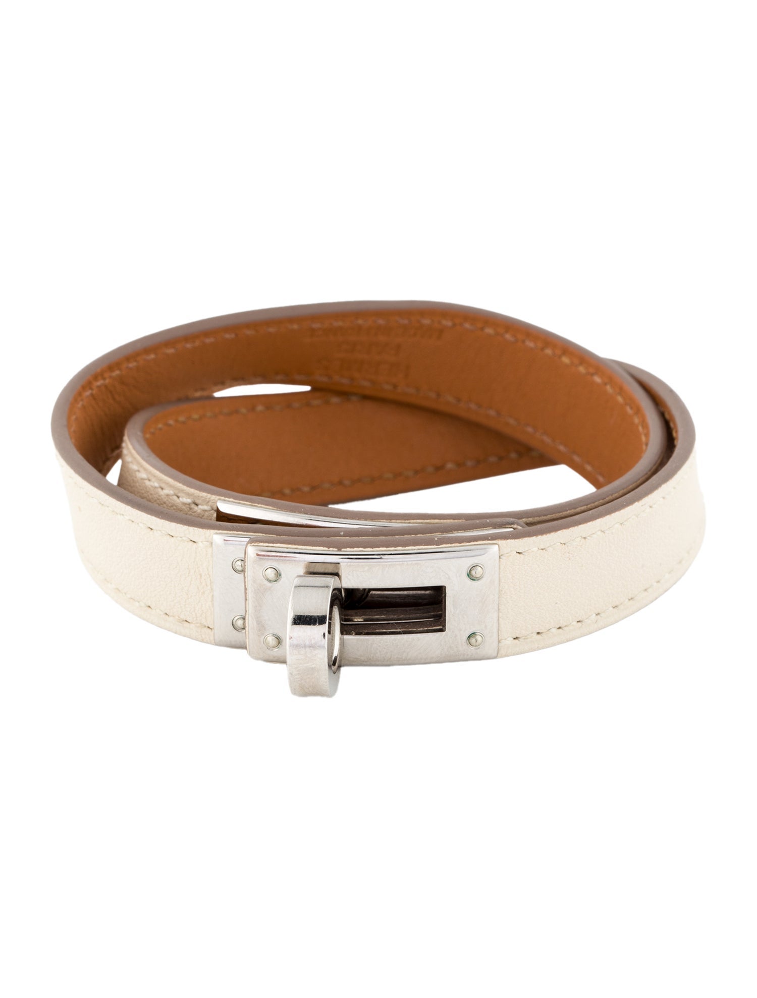 Hermès Leather Kelly Double Tour Wrap Bracelet