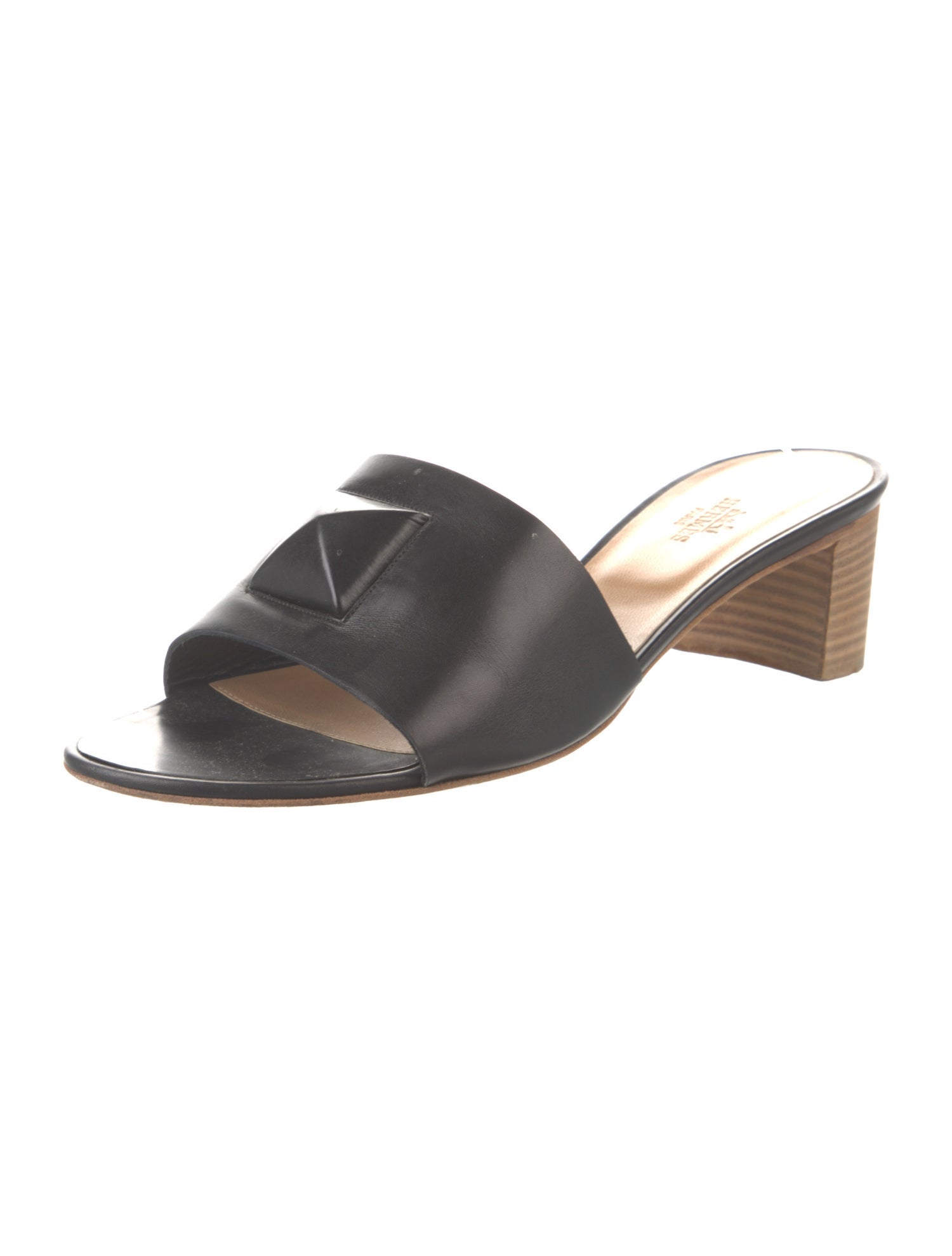 Hermès Collier de Chien Rockstud Spike Slides