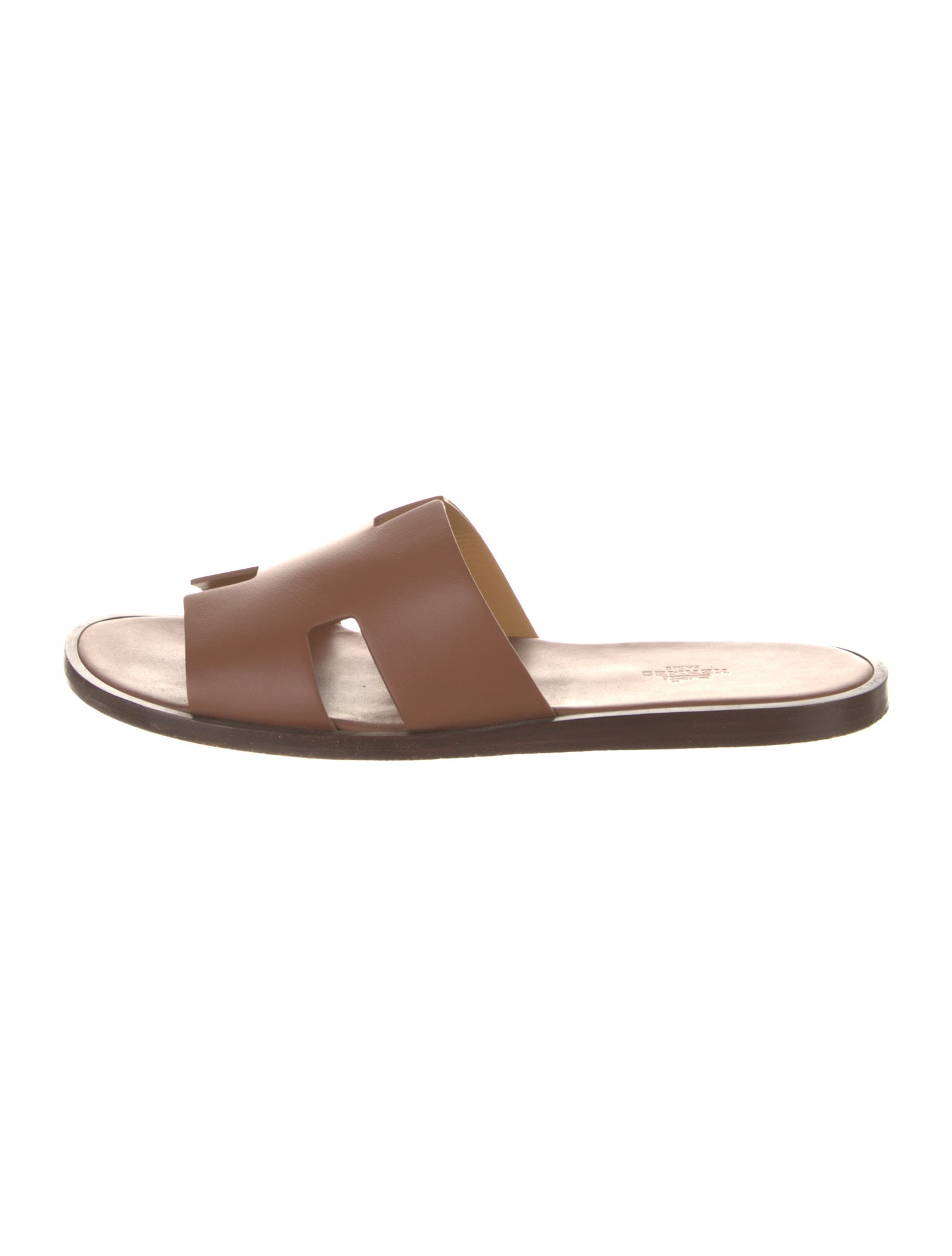 Hermès Leather Slides
