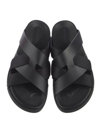 Hermès Kazimir Leather Slides