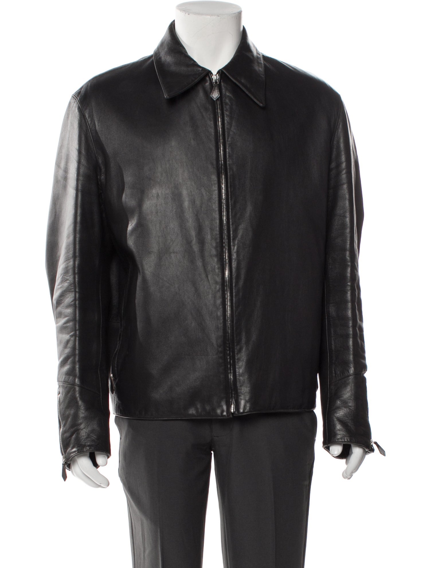 Hermès Lambskin Moto Jacket