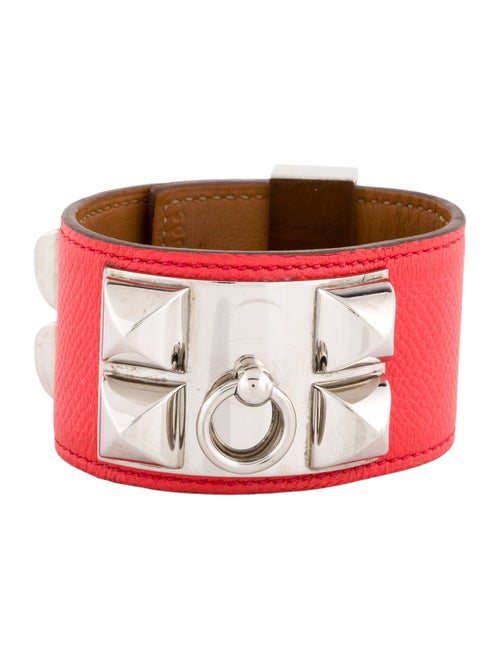Hermès Leather Collier de Chien Wrap Bracelet