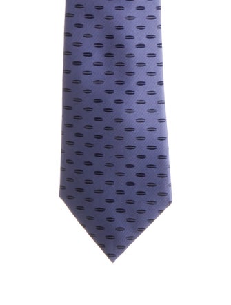 Hermès Silk Pattern Printed Tie