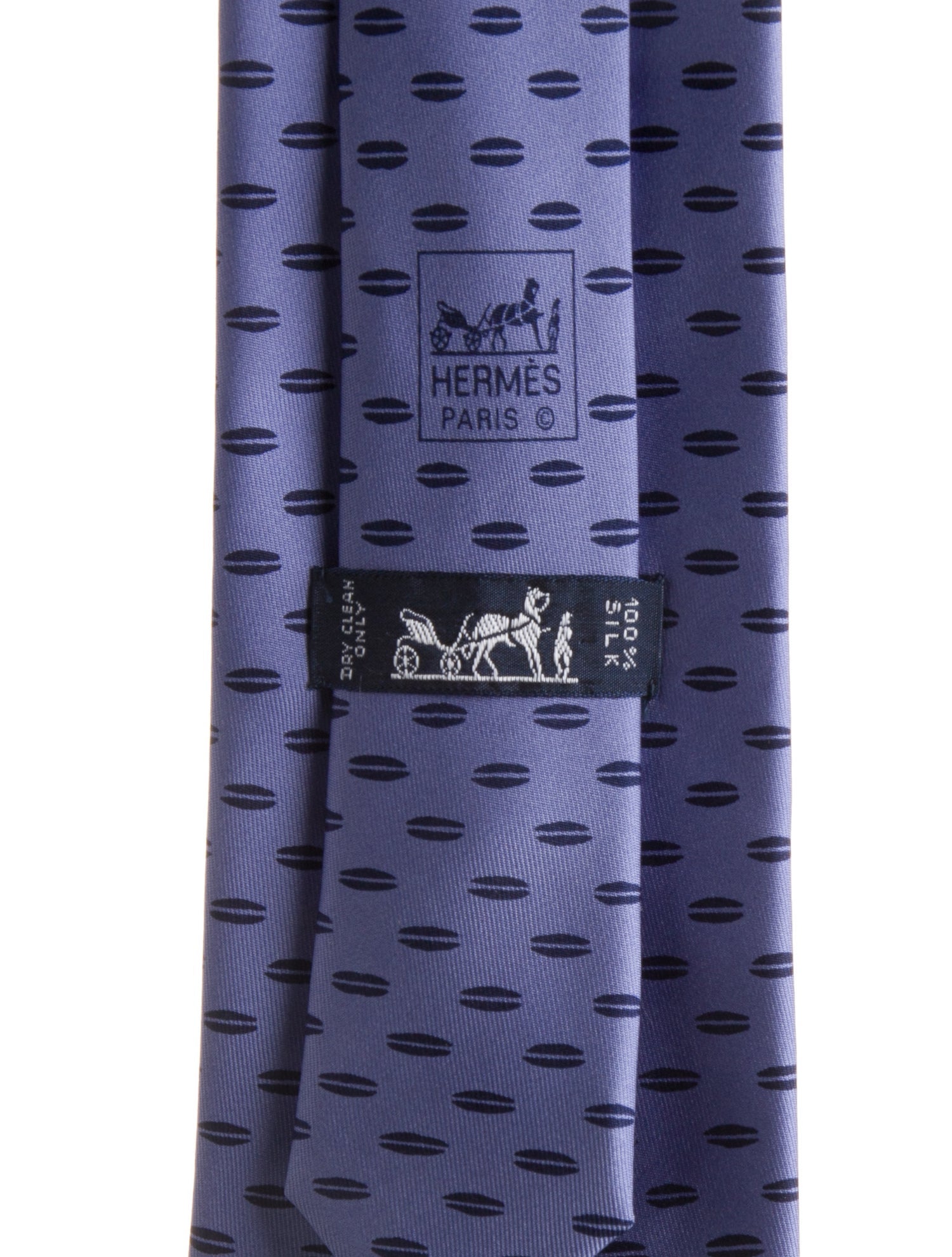 Hermès Silk Pattern Printed Tie