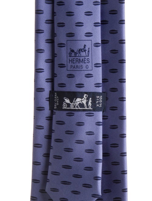 Hermès Silk Pattern Printed Tie