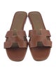 Hermès Oran Leather Slides