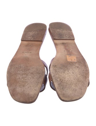 Hermès Oran Leather Slides