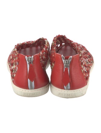 Hermès Oxygene Silk Flats