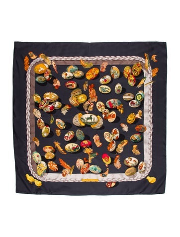 Hermès Scarves and Shawls Couvée d'Hermès Silk Scarf 90cm