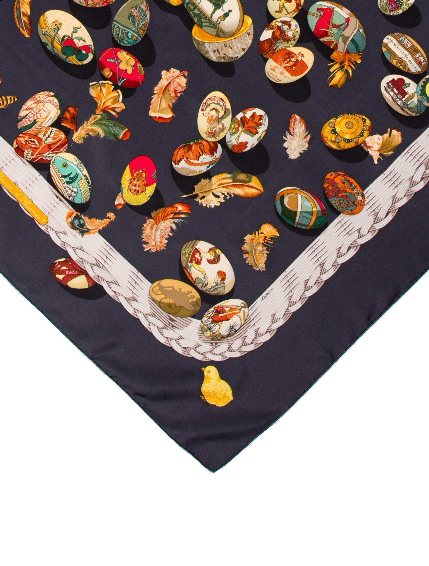Hermès Couvée d'Hermès Silk Scarf