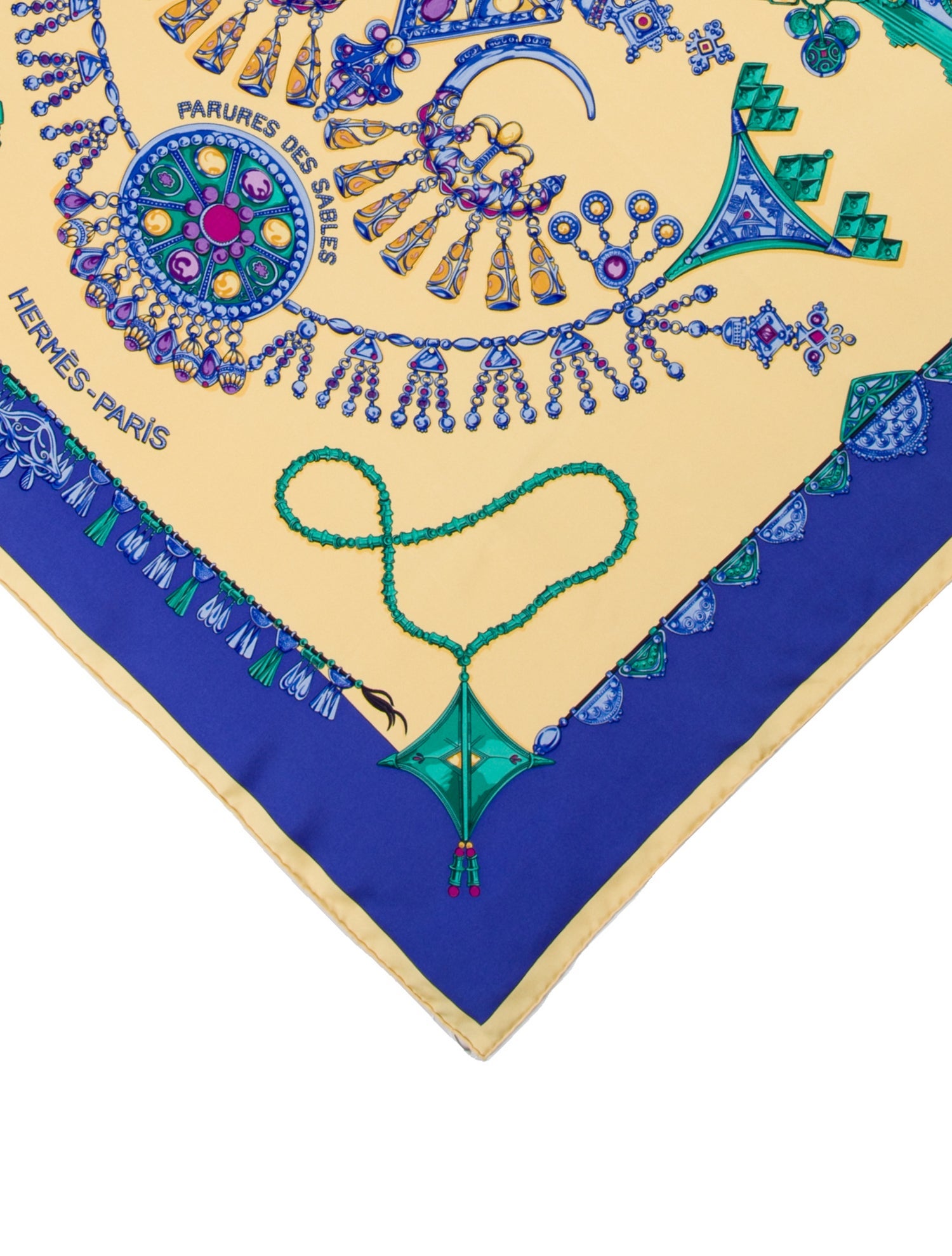 Hermès Parures Des Sables Silk Scarf