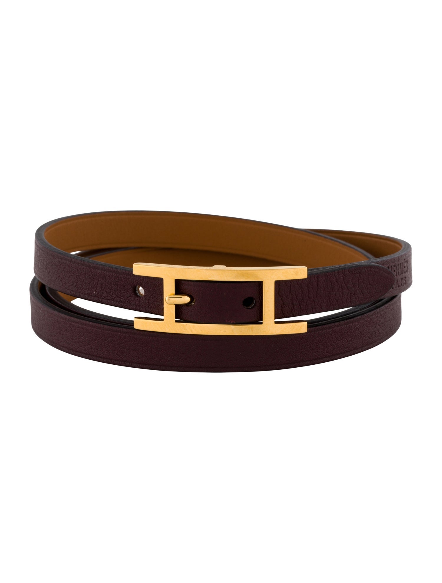 Fendi Rainbow Studded Leather Bracelet - Gold-Tone Metal