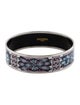 Hermès Wide Enamel Bangle Bracelet