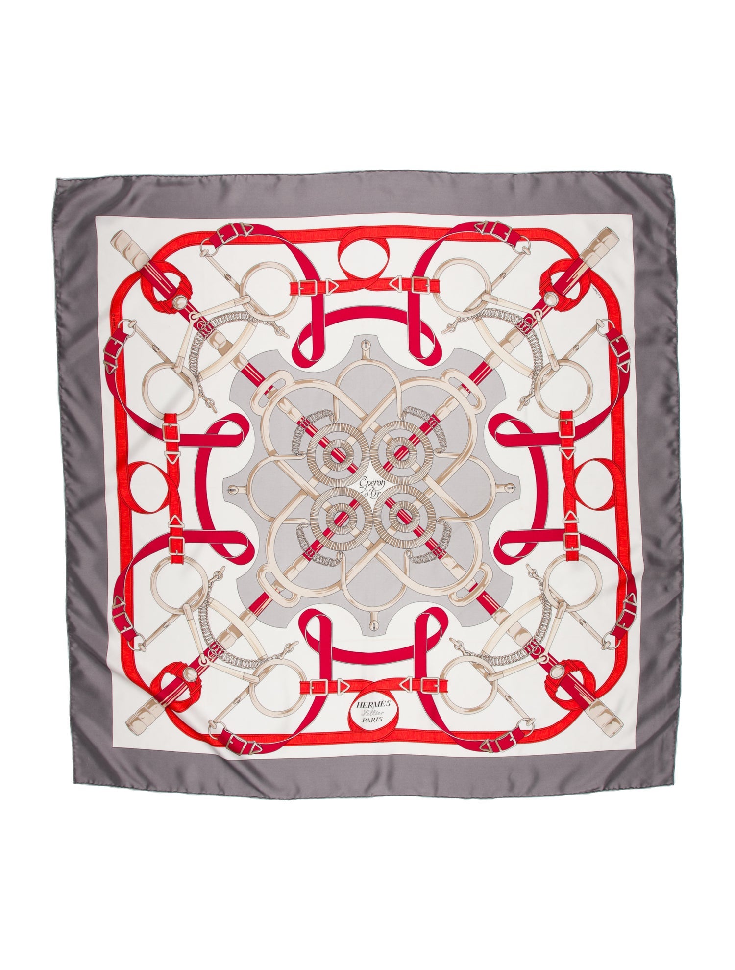 Hermès Eperon D'Or Silk Scarf