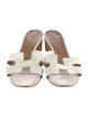 Hermès Oasis Leather Slides