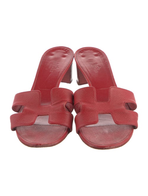 Hermès Oasis Leather Slides