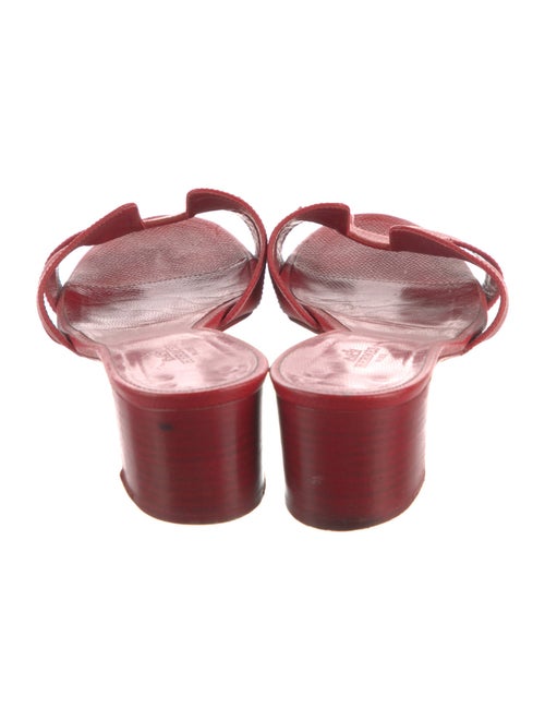 Hermès Oasis Leather Slides