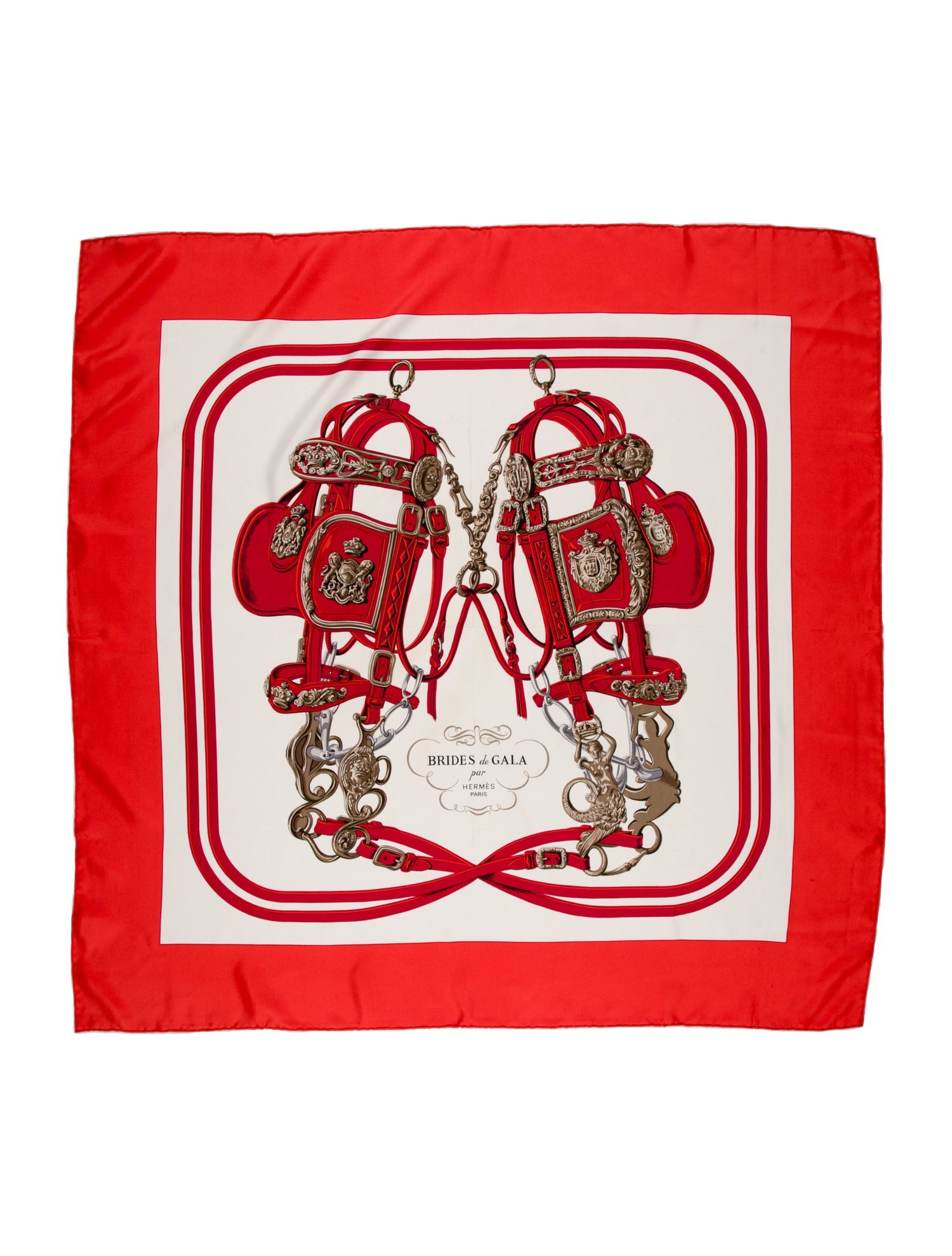 Hermès Brides de Gala Silk Scarf