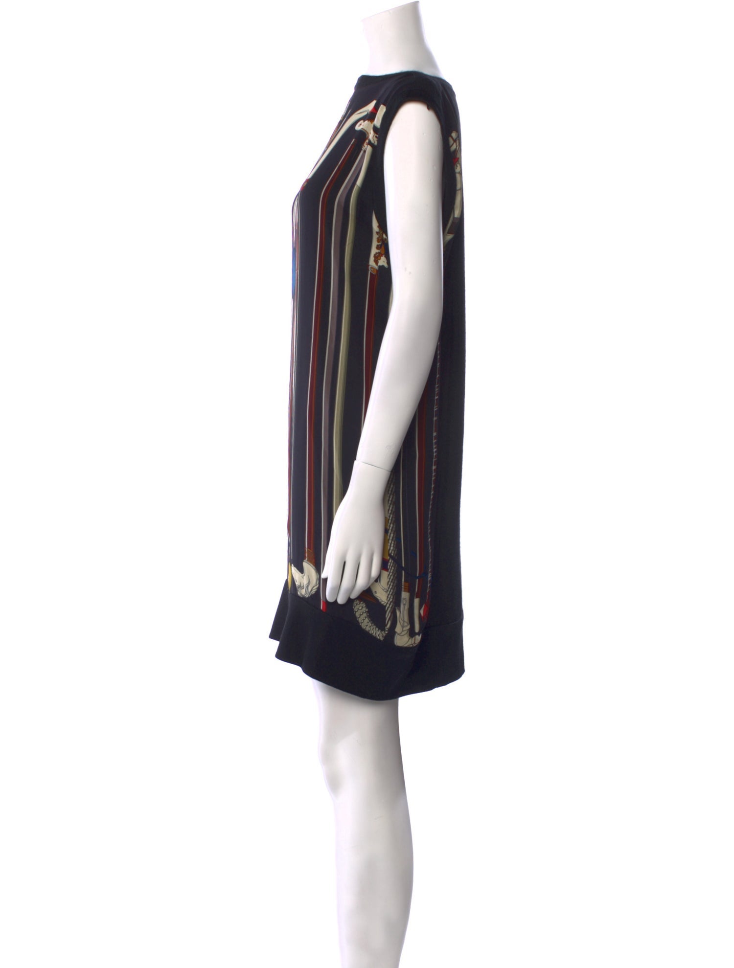 Hermès Printed Mini Dress