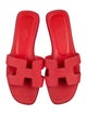 Hermès Oran Leather Slides