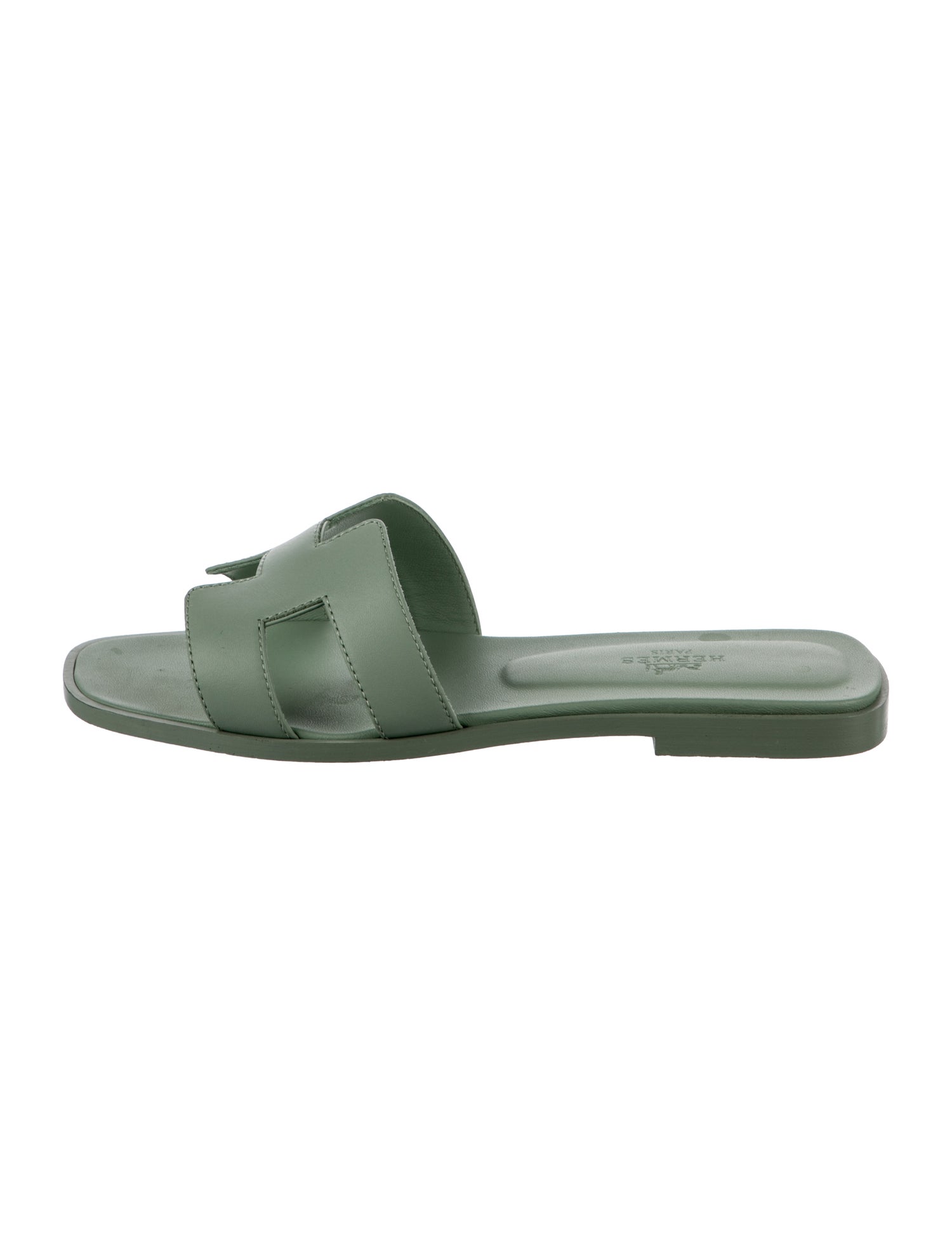 Hermès Oran Leather Slides