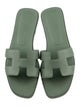 Hermès Oran Leather Slides